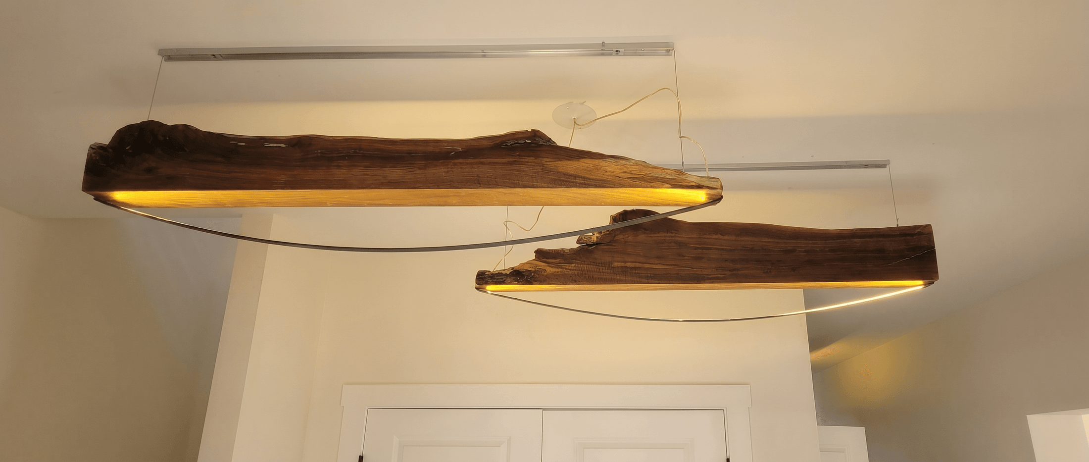 Lighting Live Edge Ceiling Pendants