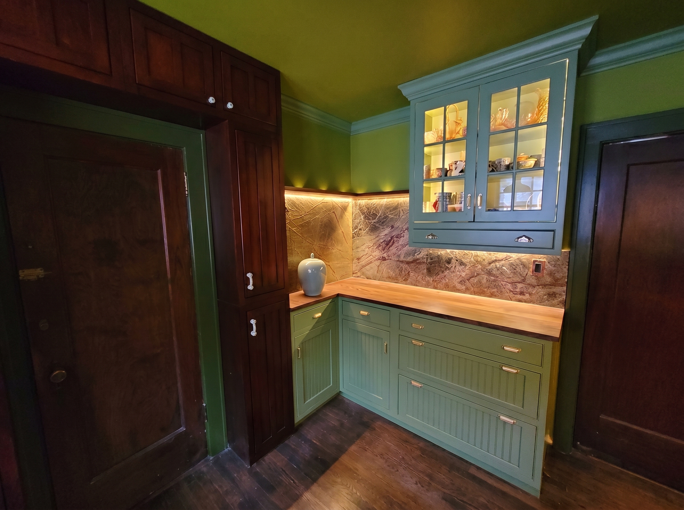 Melnick Residence Bath, Pantry, and Arched Details image 11