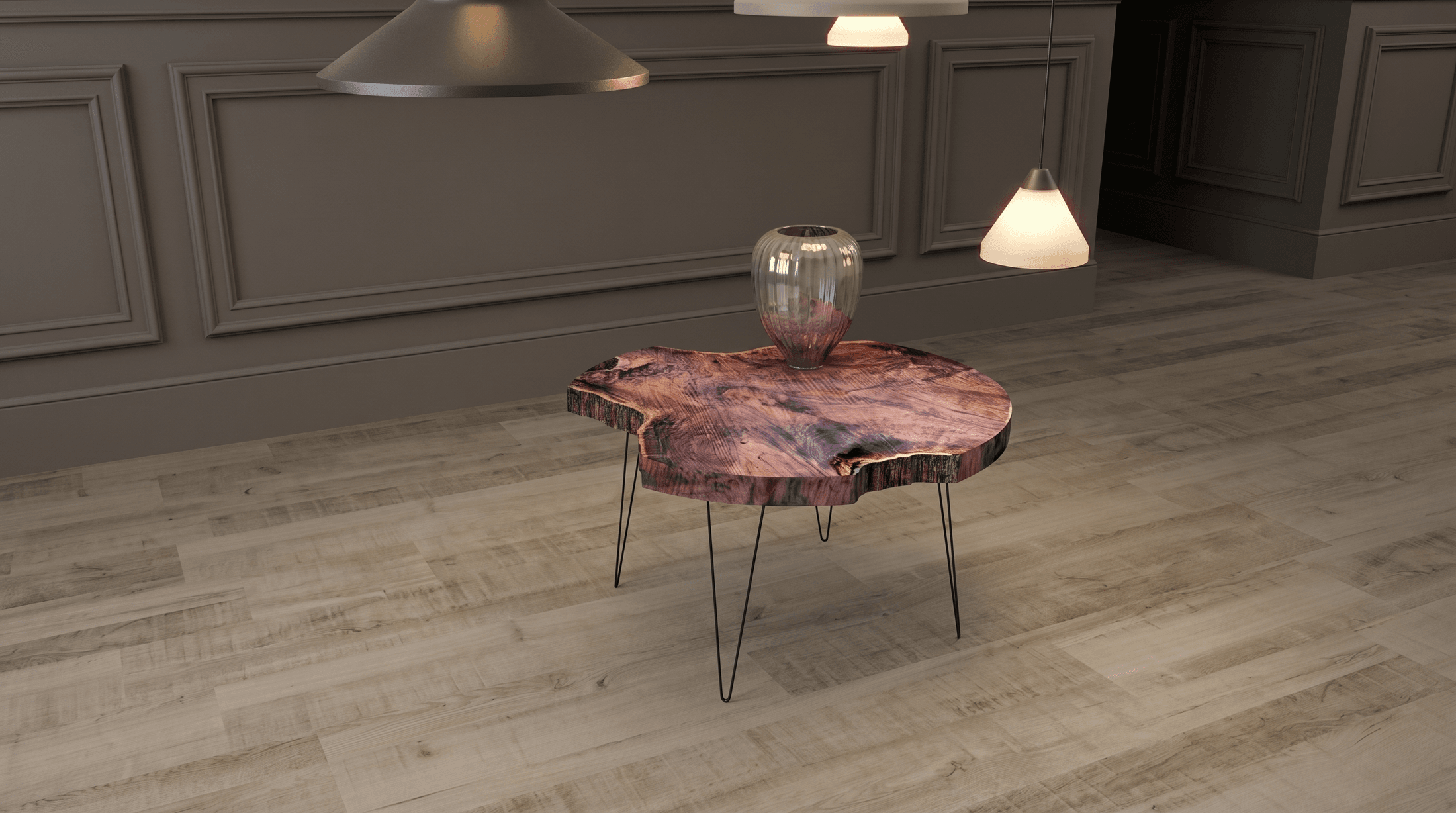 Live-Edge Walnut Coffee Tables