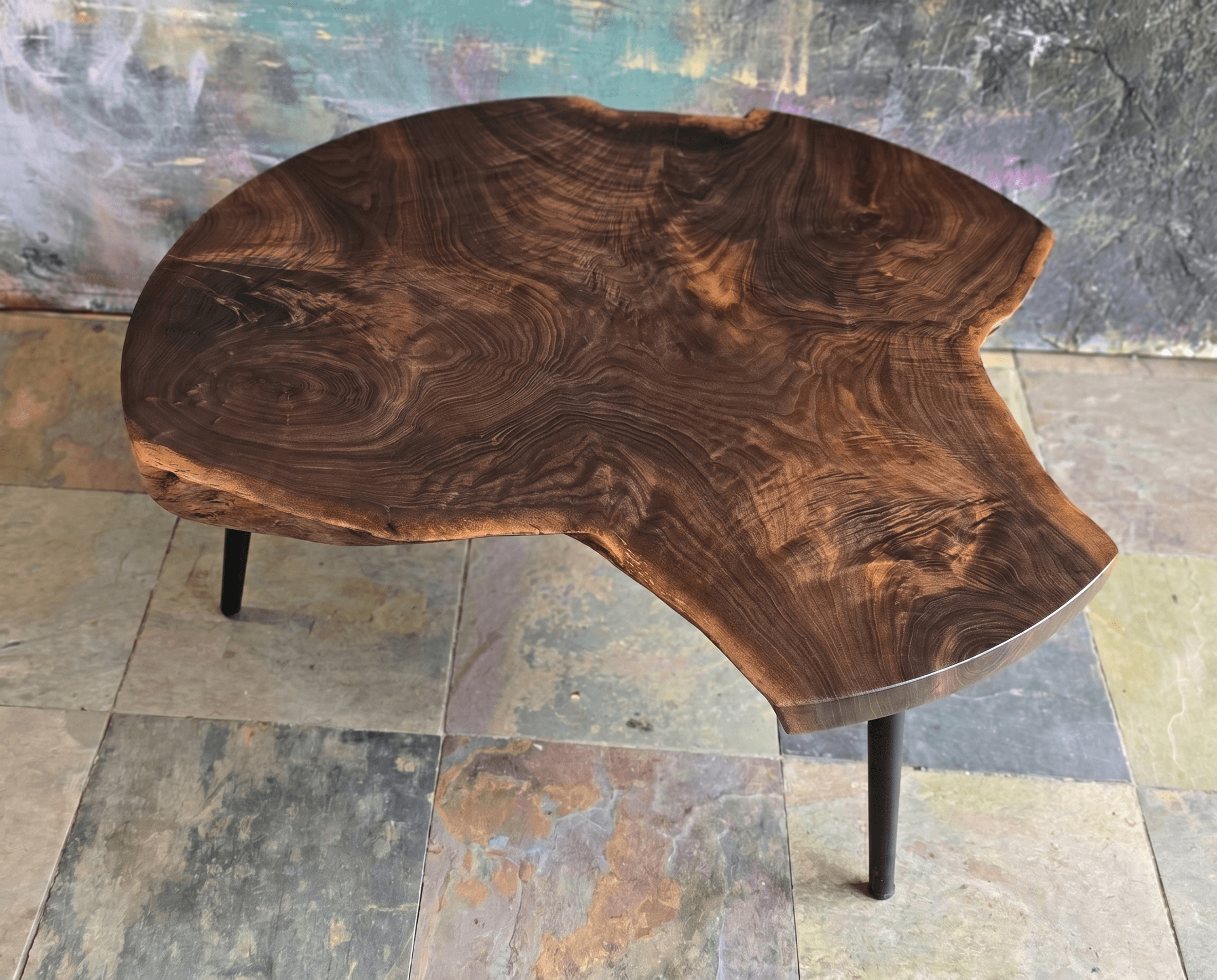 Live-Edge Walnut Coffee Tables image 2